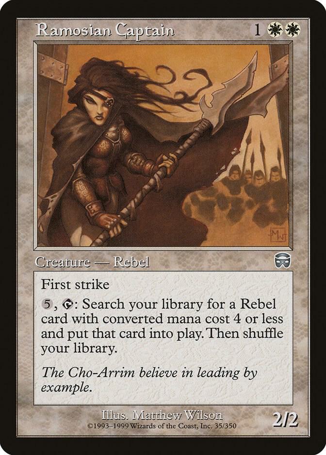 Ramosian Captain 35 card from Mercadian Masques