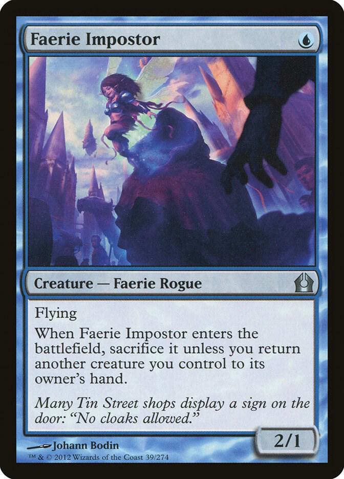 Faerie Impostor 39 card from Return to Ravnica