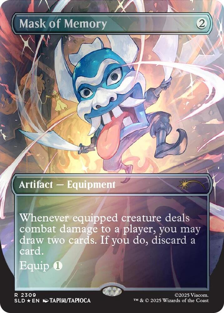 Mask of Memory (Rainbow Foil) 2309 card from Secret Lair Drop Series