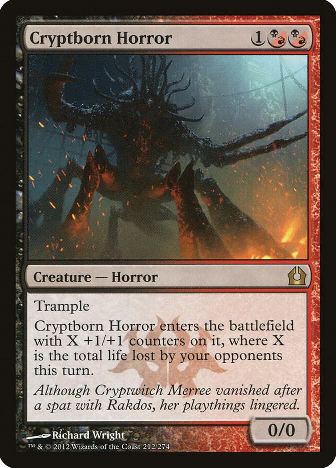 Cryptborn Horror 212 card from Return to Ravnica