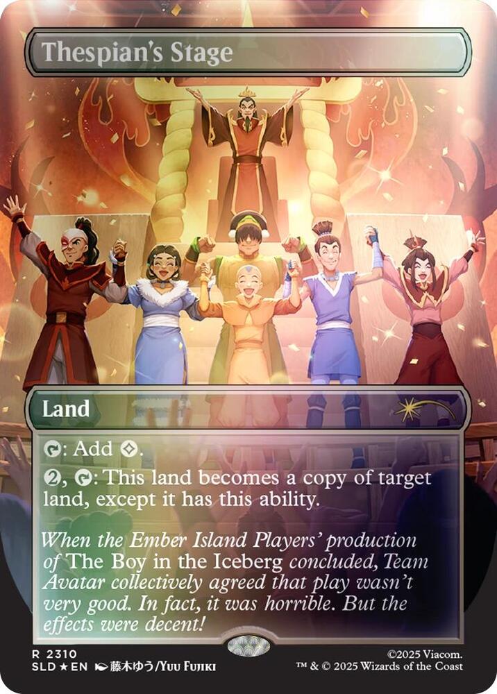 Thespian's Stage (Rainbow Foil) 2310 card from Secret Lair Drop Series
