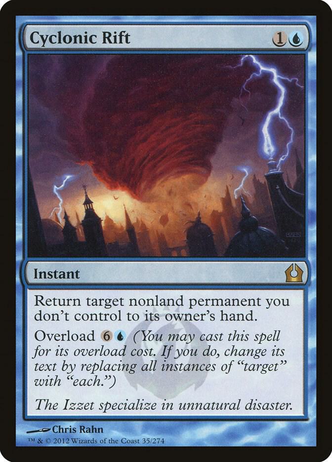 Cyclonic Rift 35 card from Return to Ravnica