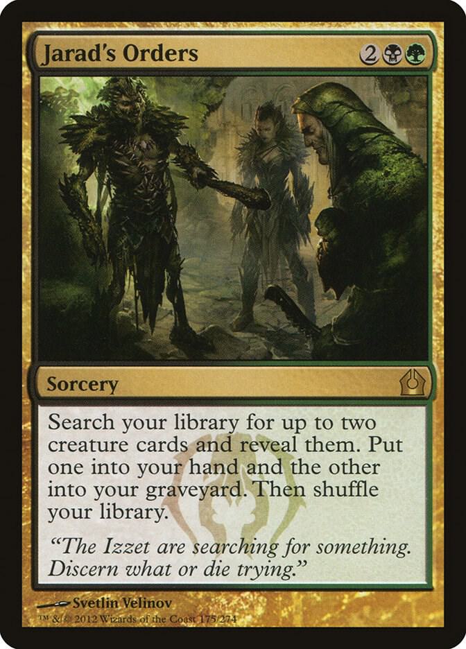Jarad's Orders 175 card from Return to Ravnica