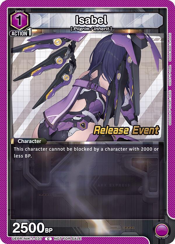 Isabel UEPR/NIK-1-037 card from UE14BT: GODDESS OF VICTORY: NIKKE Release Event Cards