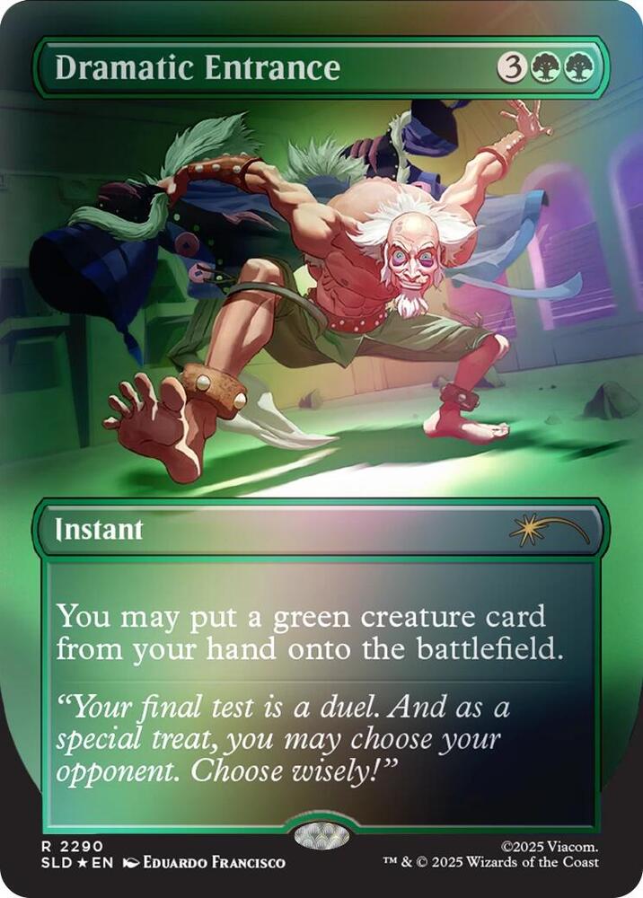 Dramatic Entrance (Rainbow Foil) 2290 card from Secret Lair Drop Series