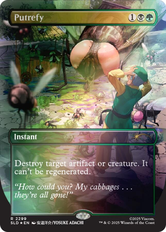Putrefy (Rainbow Foil) 2299 card from Secret Lair Drop Series