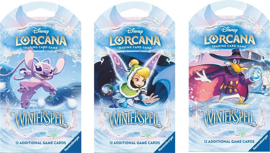 Disney Lorcana: Winterspell Sleeved Booster Pack Art Bundle [Set of 3] card from Winterspell