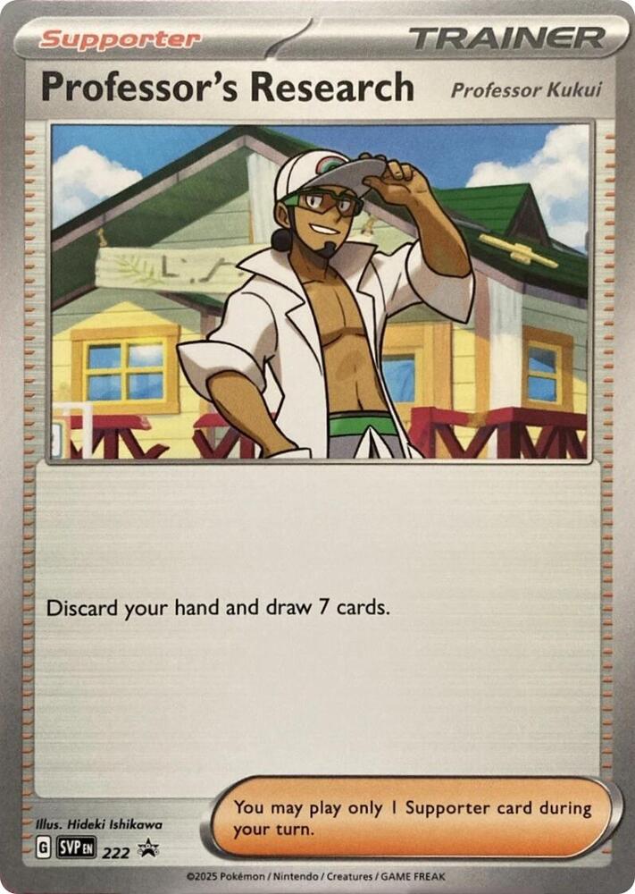 Professor's Research 222 card from SV: Scarlet & Violet Promo Cards