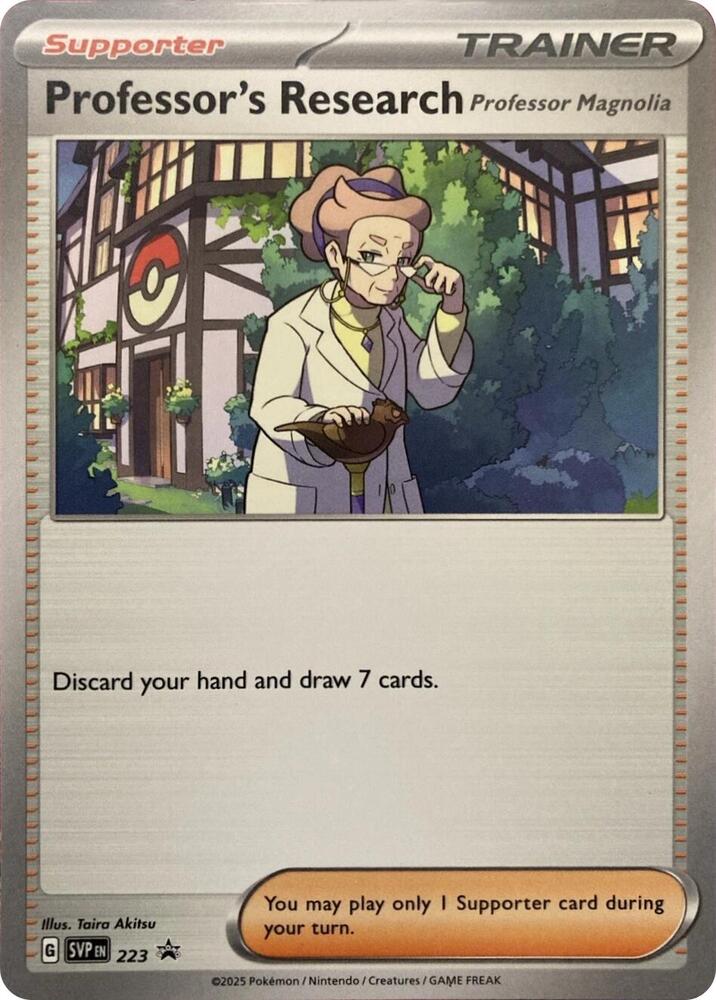 Professor's Research 223 card from SV: Scarlet & Violet Promo Cards