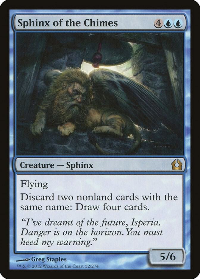 Sphinx of the Chimes 52 card from Return to Ravnica