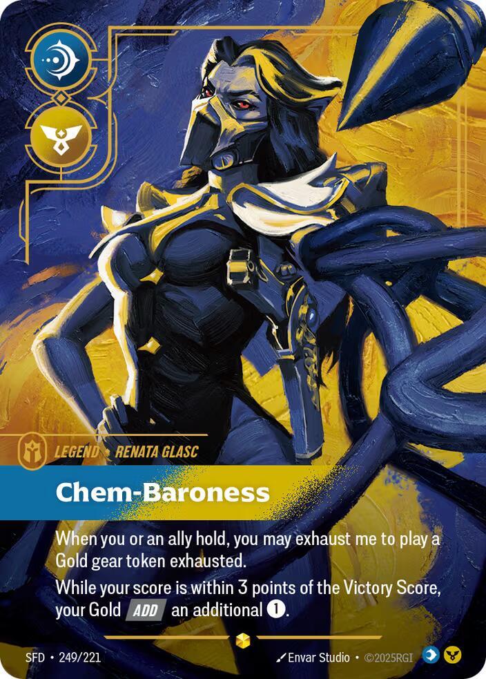 Renata Glasc - Chem-Baroness (Overnumbered) 249/221 card from Spiritforged