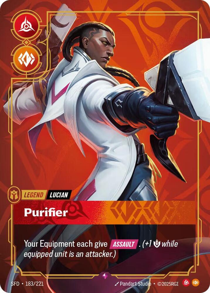 Lucian - Purifier 183/221 card from Spiritforged