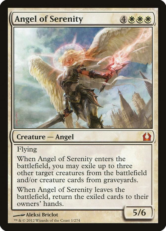 Angel of Serenity 1 card from Return to Ravnica