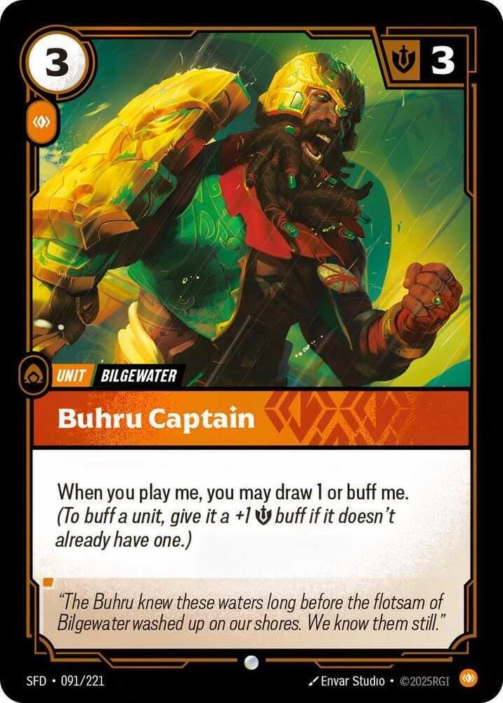 Buhru Captain 091/221 card from Spiritforged