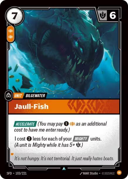 Jaull-Fish 103/221 card from Spiritforged