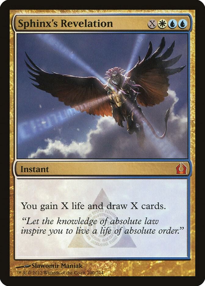 Sphinx's Revelation 200 card from Return to Ravnica
