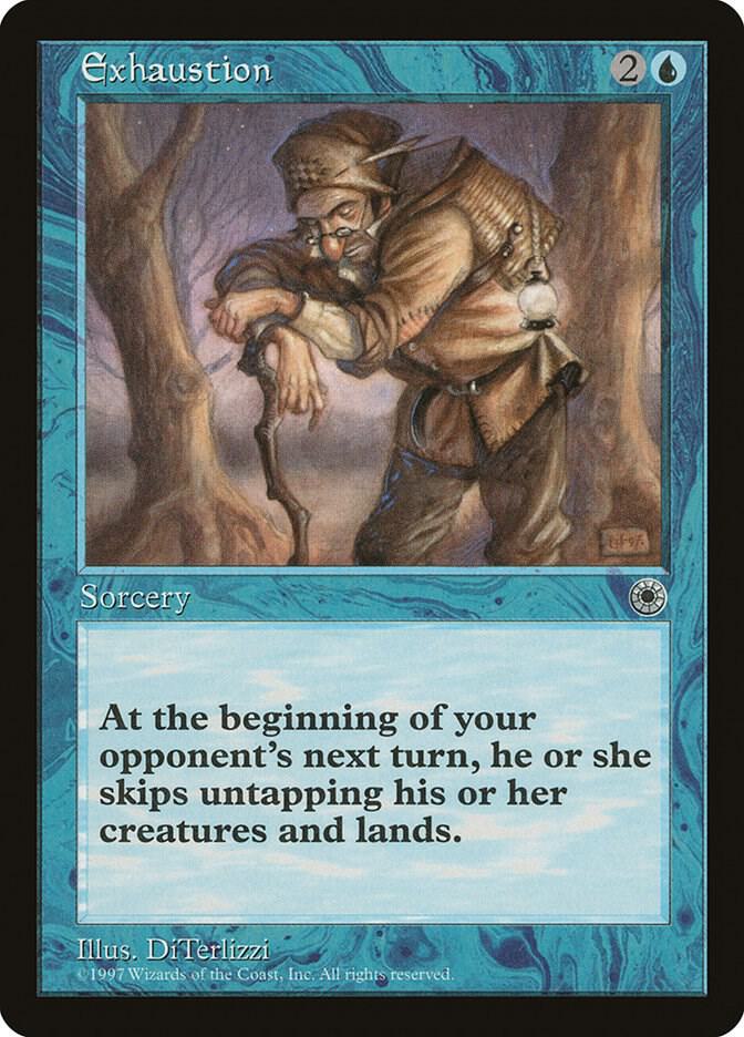 Exhaustion card from Portal