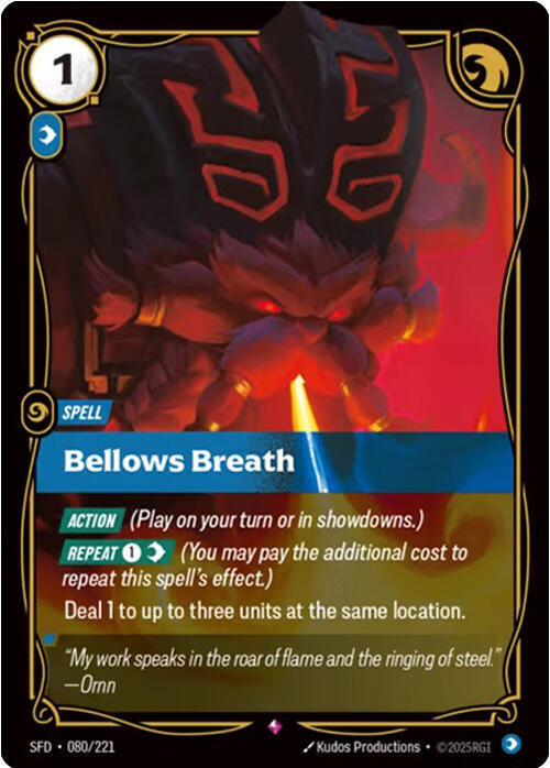 Bellows Breath 080/221 card from Spiritforged