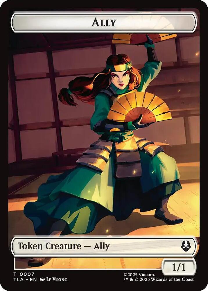 Ally (0007) // Spirit Double-Sided Token 7 // 3 card from Avatar: The Last Airbender