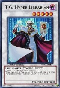 T.G. Hyper Librarian REDU-ENSE1 card from Return of the Duelist SE