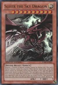Slifer the Sky Dragon JUMP-EN061 card from Shonen Jump Magazine Promos
