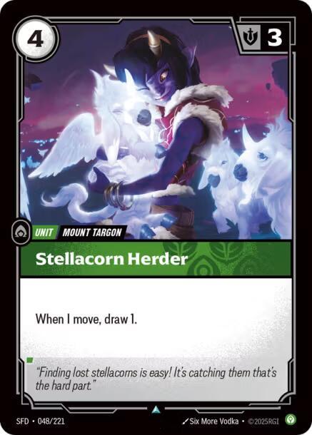 Stellacorn Herder 048/221 card from Spiritforged