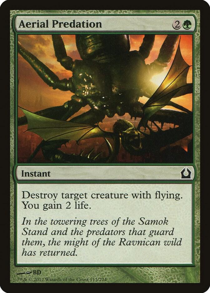Aerial Predation 113 card from Return to Ravnica