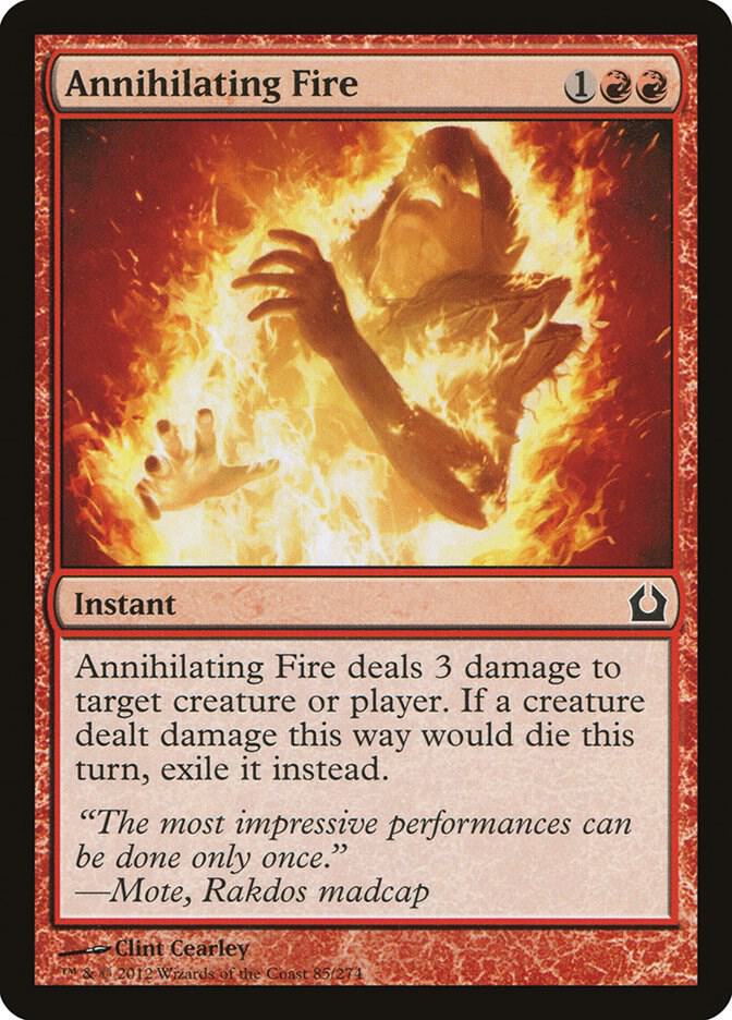Annihilating Fire 85 card from Return to Ravnica