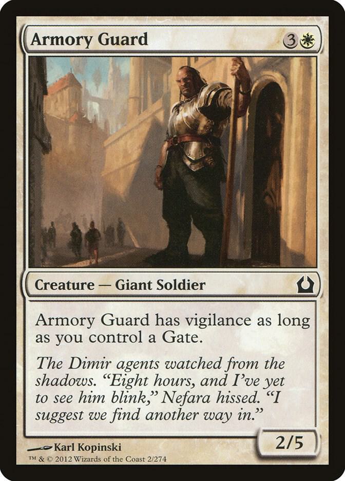 Armory Guard 2 card from Return to Ravnica