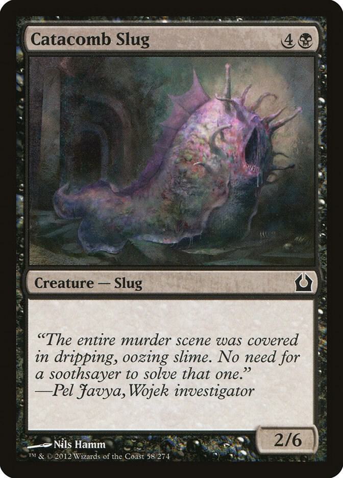 Catacomb Slug 58 card from Return to Ravnica