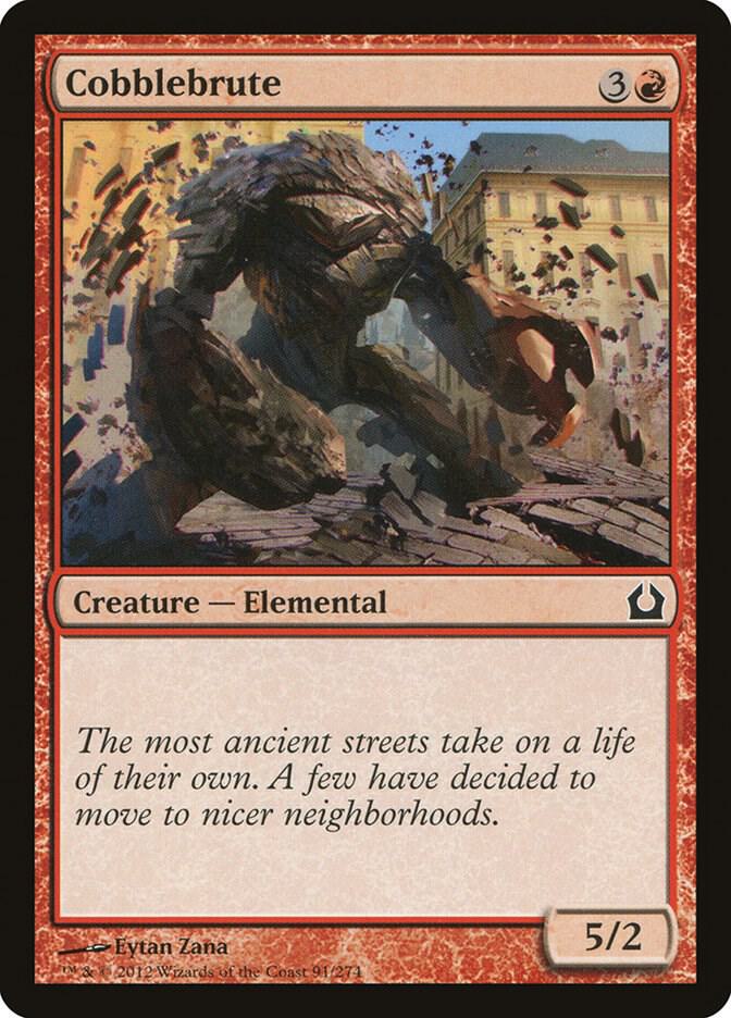 Cobblebrute 91 card from Return to Ravnica