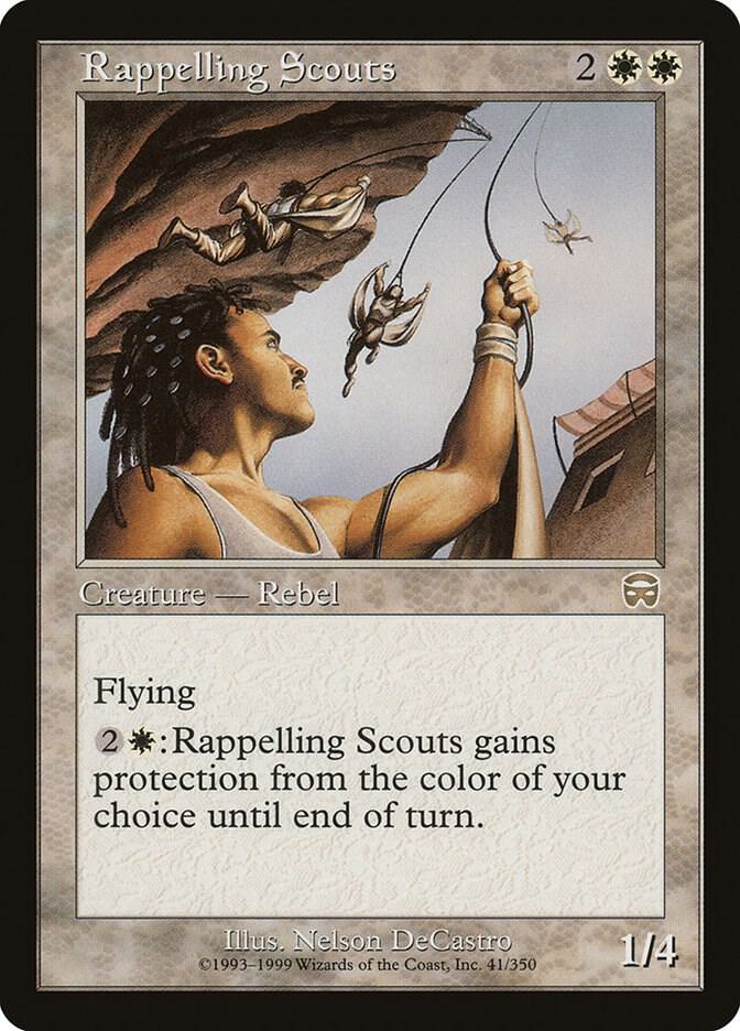 Rappelling Scouts 41 card from Mercadian Masques