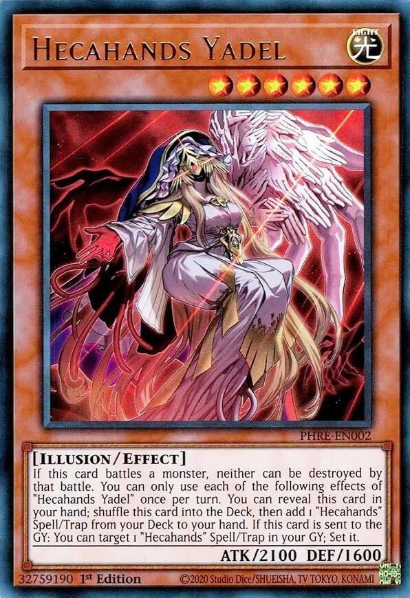 Hecahands Yadel PHRE-EN002 card from Phantom Revenge