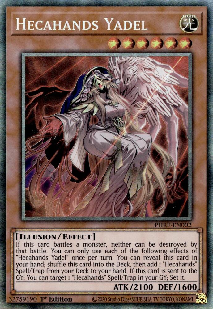 Hecahands Yadel (CR) PHRE-EN002 card from Phantom Revenge