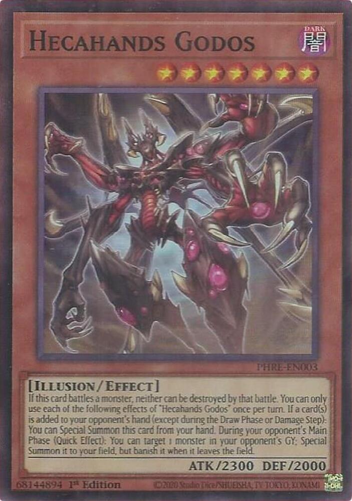 Hecahands Godos (Super Rare) PHRE-EN003 card from Phantom Revenge