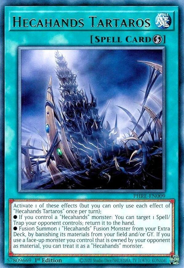 Hecahands Tartaros PHRE-EN009 card from Phantom Revenge