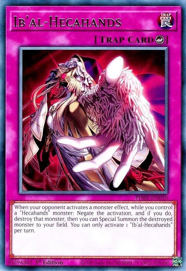 Ib'al-Hecahands PHRE-EN010 card from Phantom Revenge