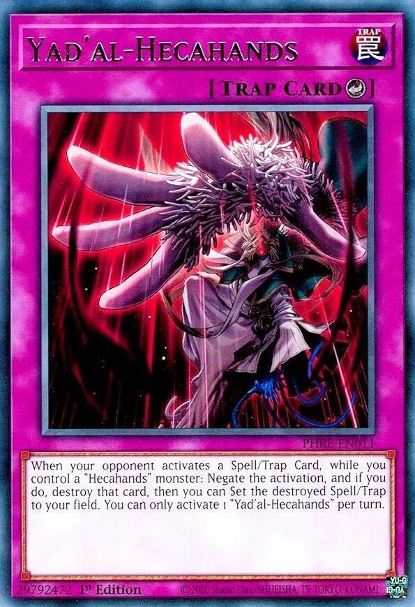 Yad'al-Hecahands PHRE-EN011 card from Phantom Revenge