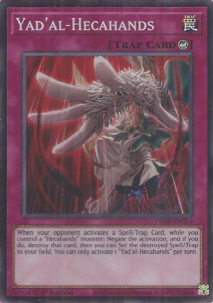 Yad'al-Hecahands (Super Rare) PHRE-EN011 card from Phantom Revenge