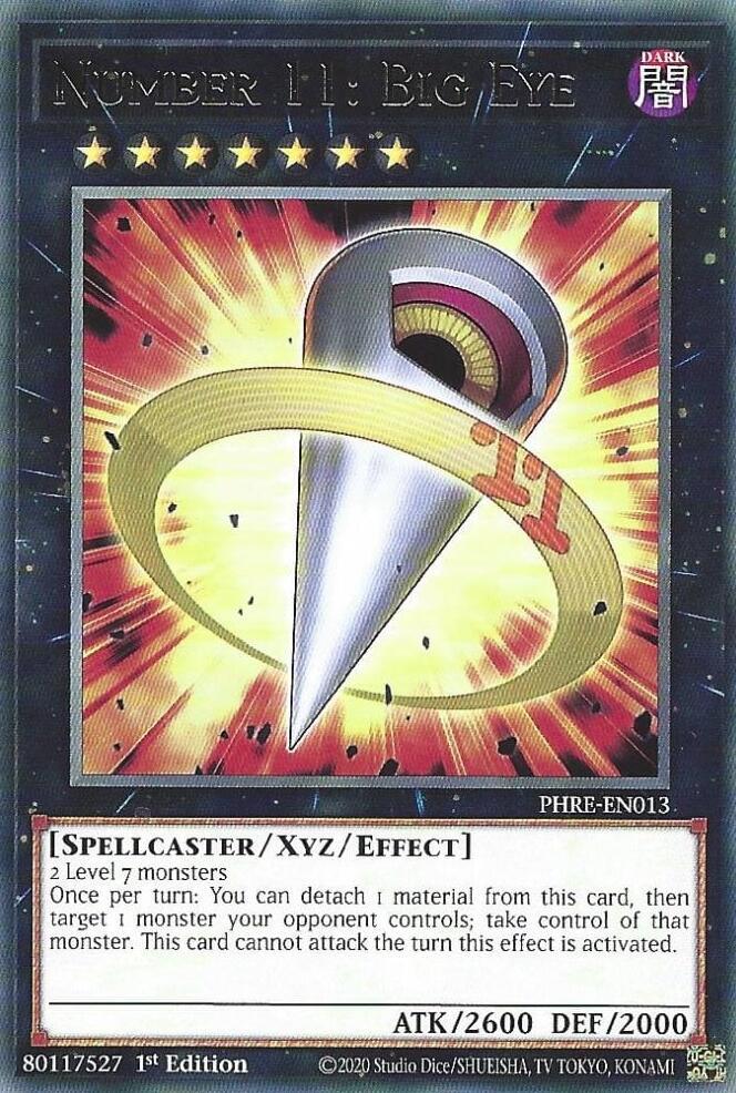 Number 11: Big Eye PHRE-EN013 card from Phantom Revenge