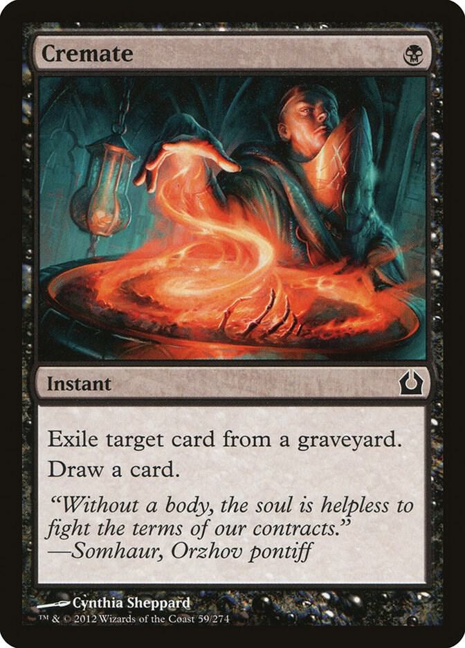 Cremate 59 card from Return to Ravnica