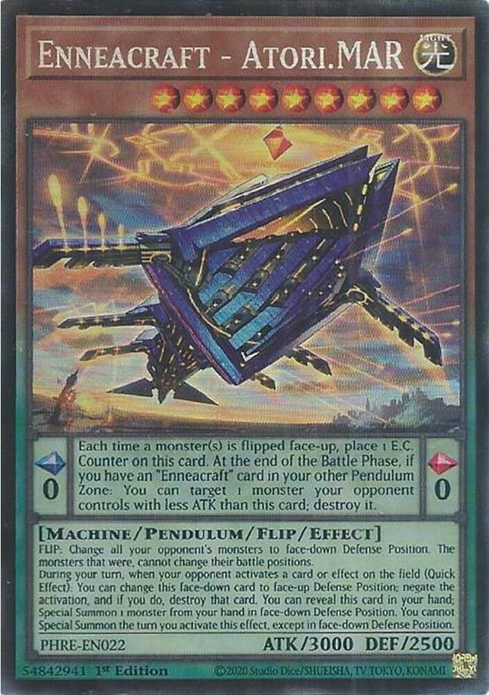 Enneacraft - Atori.MAR (CR) PHRE-EN022 card from Phantom Revenge
