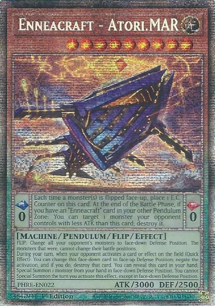 Enneacraft - Atori.MAR (Starlight Rare) PHRE-EN022 card from Phantom Revenge