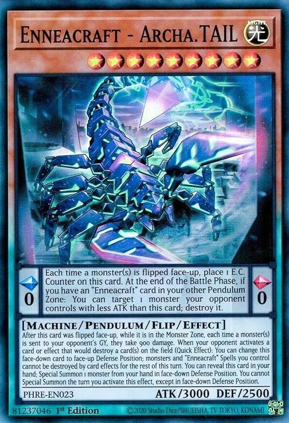Enneacraft - Archa.TAIL PHRE-EN023 card from Phantom Revenge