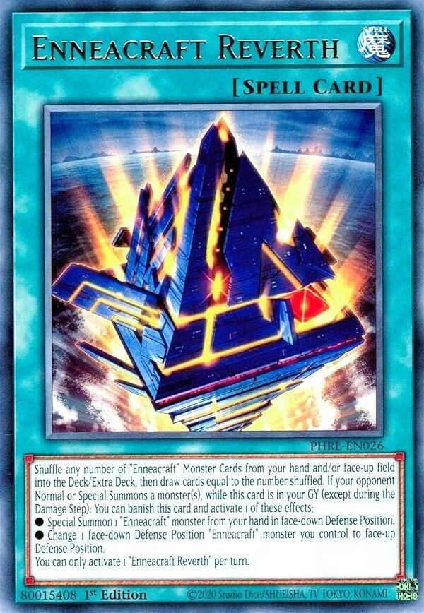 Enneacraft Reverth PHRE-EN026 card from Phantom Revenge