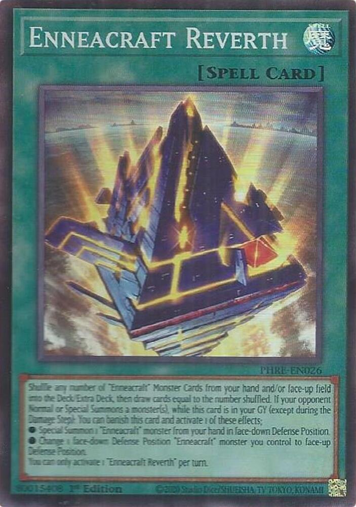 Enneacraft Reverth (Super Rare) PHRE-EN026 card from Phantom Revenge