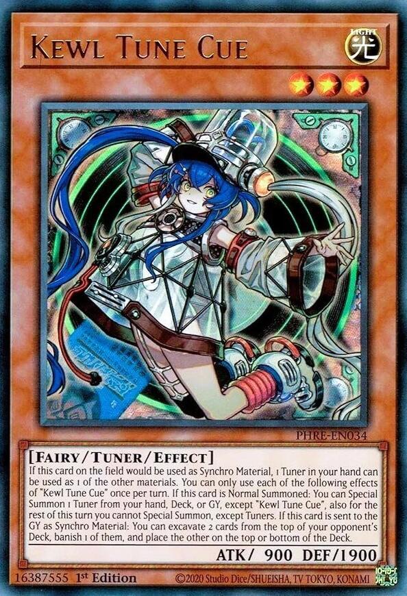 Kewl Tune Cue PHRE-EN034 card from Phantom Revenge