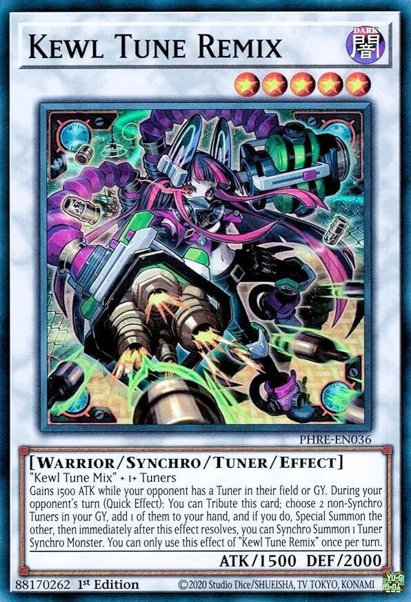 Kewl Tune Remix PHRE-EN036 card from Phantom Revenge