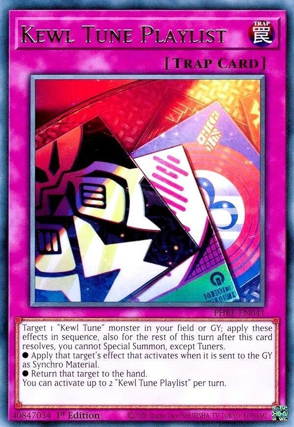 Kewl Tune Playlist PHRE-EN041 card from Phantom Revenge