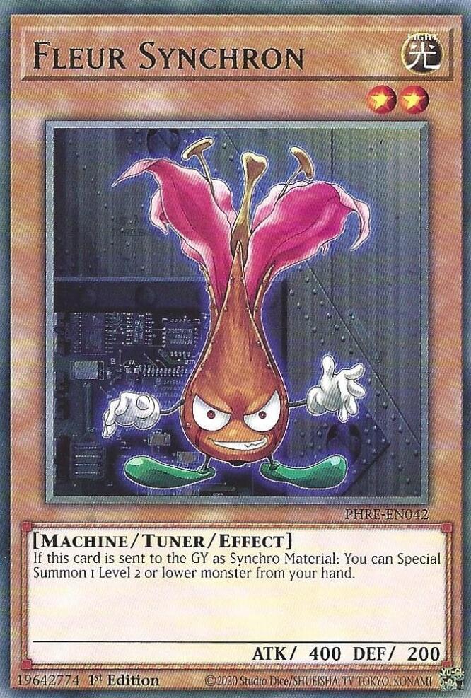 Fleur Synchron PHRE-EN042 card from Phantom Revenge